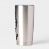 Whisker-Tuck Holiday Cat Thermobecher (Rückseite)