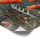 Whisker Waltz: Ein bisschen Whimsy Bunny Poster (Ecke)