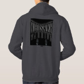 "Whisker Warrior" mit kratzigen Pfoten witzigen De Hoodie (Rückseite)