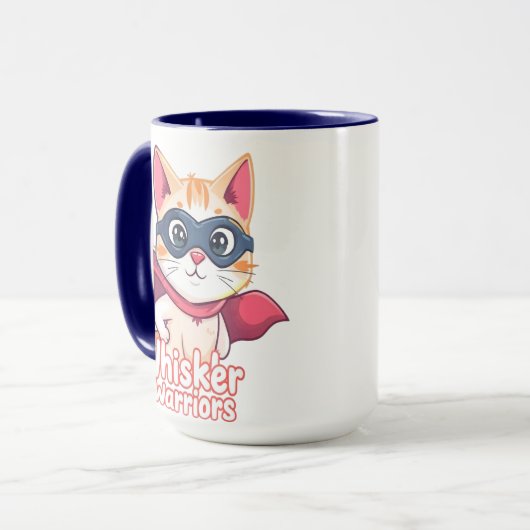 Whisker Warriors Emblem Tasse (Vorderseite Links)