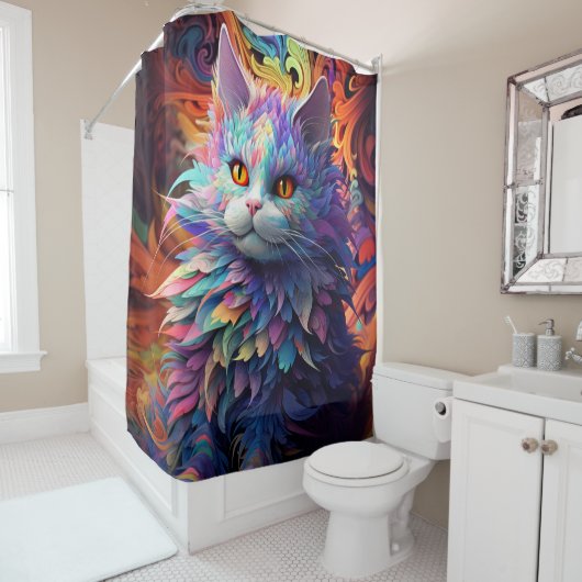 Whisker Wonder Duschvorhang (Beispiel)