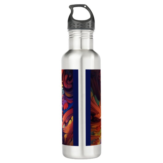 Whisker Wonder Edelstahlflasche (Rückseite)