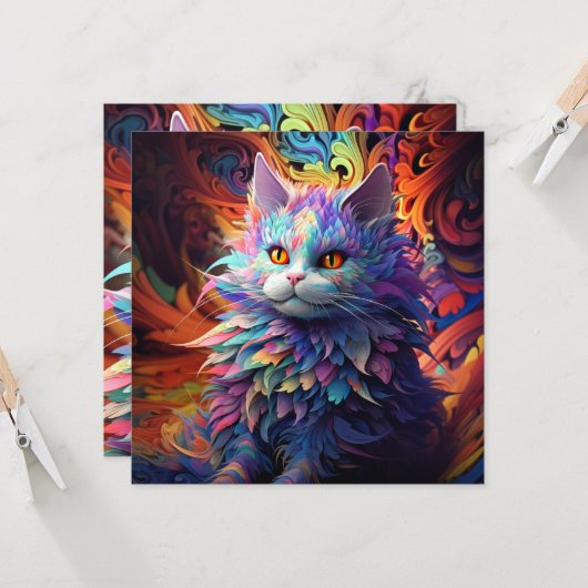 Whisker Wonder Karte (Vorderseite/Rückseite Beispiel)