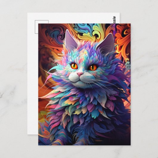 Whisker Wonder Postkarte (Vorne/Hinten)