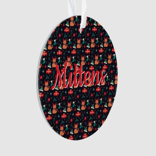 Whisker Wonderland Ornament (Vorderseite)