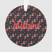 Whisker Wonderland Ornament (Vorderseite)