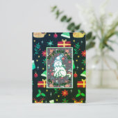 Whisker Wonderland Postkarte (Stehend Vorderseite)