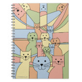 Whisker Wonders' Cats Notizblock (Vorderseite)