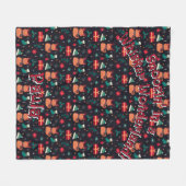 Whisker-Wunderland Fleecedecke (Vorderseite (Horizontal))
