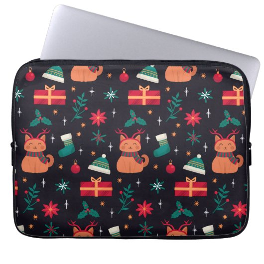 Whisker-Wunderland Laptopschutzhülle (Vorderseite)