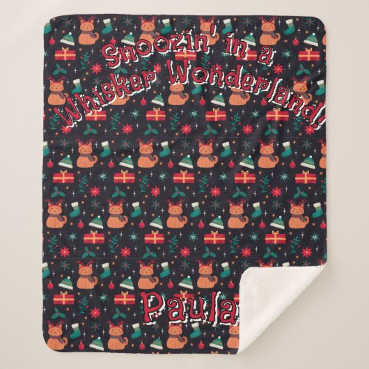 Whisker-Wunderland Sherpadecke (Vorderseite)