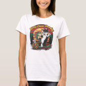 Whiskered Felines Yarn Dance Kitty Chaos Incoming! T-Shirt (Vorderseite)