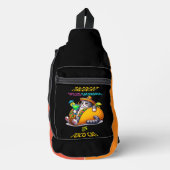 Whiskered Gastronomie: Taco und Sip Crossbody Bag (Vorderseite)