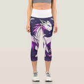 WhiskerFlicks-Leggings: Comic Cat Collection Capri Leggings (Vorderseite)