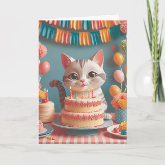 Whiskers and Cake Karte