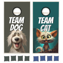 Whiskers and Wags: Das ultimative Cornhole-Gesicht