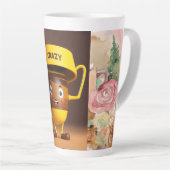 "Whiskers & Brew: Niedliche, katzenInspiriert Kaff Milchtasse (Rechte Ecke)