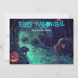 Whiskers & Hexen: Die Kanalisation Soirée-Karte Einladung