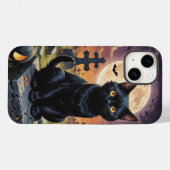 Whiskers of the Witching Hour - Black Cat Case-Mate iPhone Hülle (Rückseite (Horizontal))