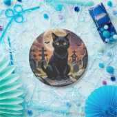 Whiskers of the Witching Hour - Black Cat Pappteller (Party)