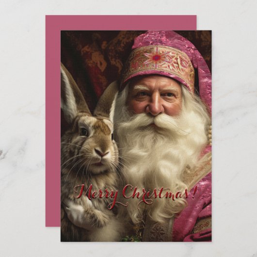 Whiskers Pink Weihnachtsmann (Vorne/Hinten)