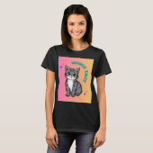 Whiskers & Tales | Whimsical Cat Storybook T - Shi T-Shirt (Vorne ganz)