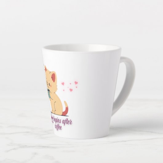 Whiskers & Warmth Coffee Mug Milchtasse (Rechte Ecke)