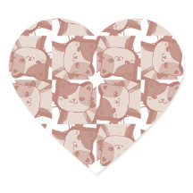Whisker's Whimsy: Soft Pink Calico Kitten Muster