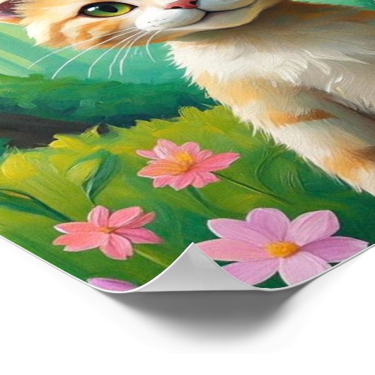 WhiskersInBloom Poster (Ecke)