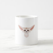 Whiskerwunder: Das Fennec Fox Portrait Kaffeetasse (Mittel)