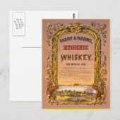 Whiskey: 1860 - Postkarte (Vorne/Hinten)