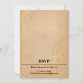 Whiskey 50. Geburtstag Einladung (Rückseite)