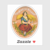 Whiskey Advertising Label, Circa 1860. Aufkleber (Blatt)