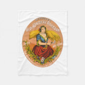 Whiskey Advertising Label, Circa 1860. Fleecedecke (Vorderseite)