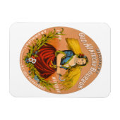 Whiskey Advertising Label, Circa 1860. Magnet (Horizontal)