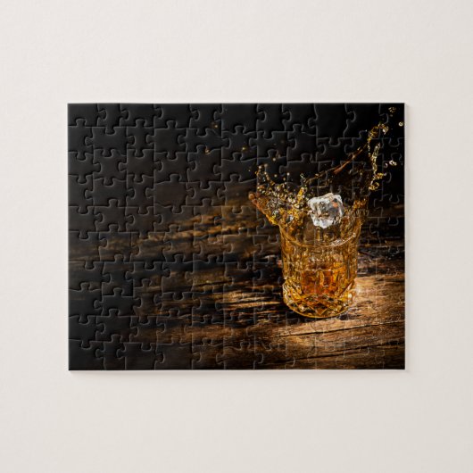 Whiskey auf den Felsen Puzzle (Horizontal)