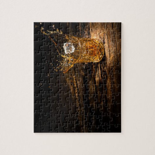 Whiskey auf den Felsen Puzzle (Vertikal)