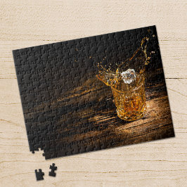 Whiskey auf den Felsen Puzzle