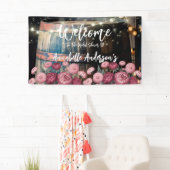 Whiskey Barrel Brautparty Empfang Banner (Insitu)