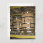 Whiskey Barrels Postkarte (Vorne/Hinten)