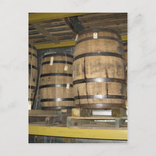Whiskey Barrels Postkarte