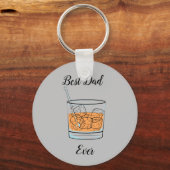 Whiskey Best Vater je Key Ring Schlüsselanhänger (Vorderseite)