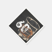 Whiskey Birthday, Einladung für Männer, EDITABLE Serviette (Ecke)