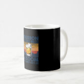 Whiskey Bourbon geht in Weisheit hervor Kaffeetasse (VorderseiteRechts)
