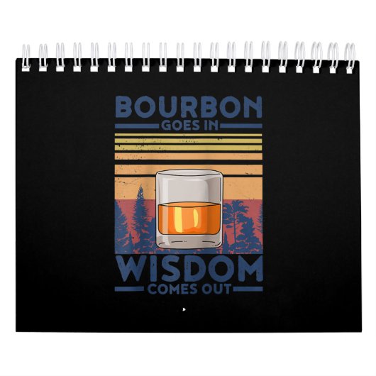 Whiskey Bourbon geht in Weisheit hervor Kalender (Titelbild)