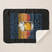 Whiskey Bourbon geht in Weisheit hervor Sherpadecke (Vorderseite (Horizontal))