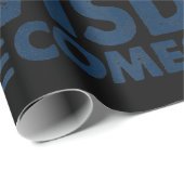 Whiskey Bourbon geht in Weisheit kommt heraus Geschenkpapier (Rolleneckpunkt)