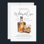 Whiskey & Cigars Gentlemen's Birthday Einladung<br><div class="desc">Feiern Sie Ihren besonderen Tag stilvoll mit unseren "Whiskey and Cigars Gentlemen's Birthday Invitations". Diese einmaligen Einladungen vermitteln Eleganz und Eleganz, perfekt für den hervorragenden Mann. Diese Einladungen sind geschmackvoll, Vintag und rustikal gestaltet und mit einer Illustration von Whiskey und Zigarren der Spitzenklasse geschmückt. Sie sind perfekt für jede Geburtstagsfeier...</div>