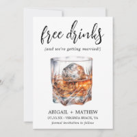 Whiskey Cocktails Drink Foto Trendy Wedding