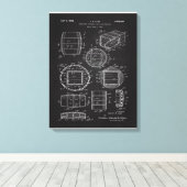 Whiskey-Container 1966 Leinwanddruck (Insitu (Holzboden))